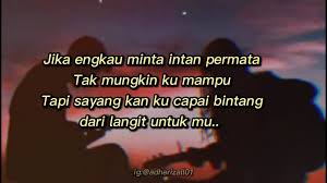 Sayangku jangan kau persoalkan siapa dihatiku terukir di bintang tak mungkin hilang cintaku padamu. A R Official Lirik Lagu Yuna Terukir Di Bintang Facebook