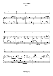 Wiktionary(1.00 / 1 vote)rate this definition Bassoon Sheet Music Bassoon Concerto In F Major Opus 75 I Allegro Ma Non Troppo Weber