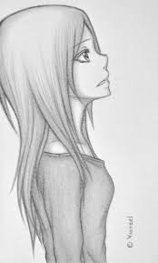 To draw anime lips form the side view you can first draw a line from the tip of the nose to the curve of the chin. Manga Female Side View Google Search Girl Drawing Drawings Sketches Of Girls Faces