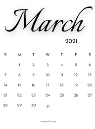 March 2021 Calligraphy Calendar Printable Template Free Download Calligraphy Calendar Free Printable Calendar Templates Calendar Printables Our 2021 calendar features a modern calligraphy script and can be used as a desktop or hanging calendar. march 2021 calligraphy calendar