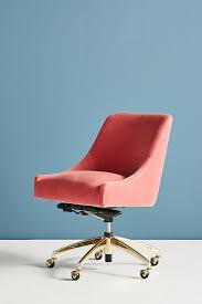 Elowen Swivel Office Chair Anthropologie Swivelchair Fancy Chair Desk Chair Swivel Chair Desk