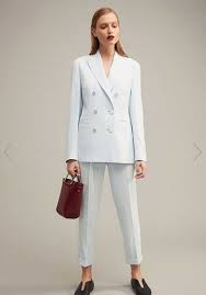 Witchery Double Breasted Light Blue Military Work Blazer Sz 8 Nwt Fashion Clothing Shoes Accessories Womensclothing Work Blazer Clothes For Women Fashion
