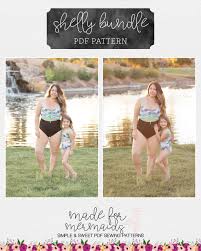 Mermaid Shores Collection BUNDLE: Women & Youth Shelly Swimsuit Patterns