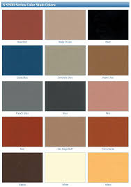 Water Based Concrete Stains Color Chart Features Fifteen