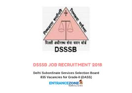 Dsssb recruitment notification has been released for 1809 posts. Dsssb Job Recruitment 2020 835 Vacancies For Grade Ii Dass And More Government Jobs Recruitment 2021