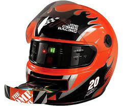 Motorcycle open face helmet(black blue lens): Pin On Nascar