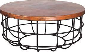 36 round hammered copper table top conference room luxury table antimicrobial surface. Axel Coffee Table In Rebar With Round Hammered Copper Top Boulevard Urban Living