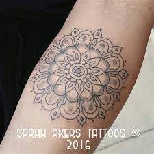 We've looked to hundreds of tattoos, and we can tell you that mandala is one of the most common types. Simple Mandala On Forearm Dot Shading Tattoo Ideen