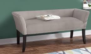 Completely upholstered from top to bottom, the neat ottoman is an endearing and robust combination of a foam and bent ply seat, metal legs, a dash of footie pajamas, and a pinch of muppet ™. Accent Upholstered Ottoman Bench From Aed 699 A To Z Furniture