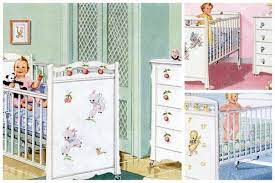 Browsee new and used baby furniture for sale near you featuring baby dressers, cribs, changing tables, sleepers and more facebook marketplace. See Cute Vintage Baby Nursery Furniture Bedroom Decor They Had In The Fifties Click Americana