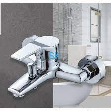 Jadi kran tersebut yang terlihat hanya tombol atau handle untuk menyalakan air, sedangkan lubang aliran air yang menuju shower tertanam di. Kran Shower Keran Mixer Bathub Kamar Mandi Toilet Air Panas Dingin Keran Bathtub 2 Cabang Tanam Shopee Indonesia