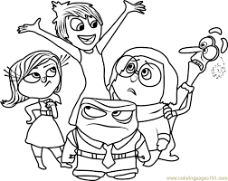 Inside out is the 133rd animated feature film from disney studios and the 15th feature film from pixar. Inside Out Team Coloring Page For Kids Free Inside Out Printable Coloring Pages Online For Kids Coloringpages101 Com Coloring Pages For Kids