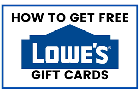 Working on a new home improvement project? How To Get Free Lowe S Gift Cards Fast