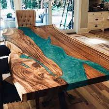 houten plaat tafel top rivier eettafel massief houten clear epoxyhars tafel buy epoxyhars tafel massief hout ta wood table design wood resin table wood table