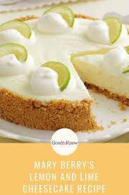 Mary Berry S Lemon And Lime Cheesecake Dessert Recipes Goodtoknow Recipe Lime Cheesecake Cheesecake Recipes Lemon And Lime Cheesecake