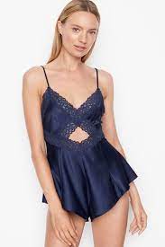Buy Victoria S Secret Satin Lace Romper Slip From The Victoria S Secret Uk Online Shop
