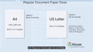 How To Change Paper Size In A Microsoft Word Resume Template Youtube