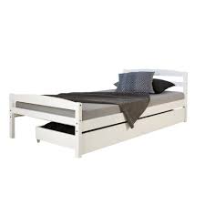 Häufig wird daher auf begriffe wie „unterfederung. Homestyle4u Holzbett Jugendbett 90 X 200 Cm Mit Bettkasten Inkl Lattenrost In Weiss Oder Natur Online Kaufen Otto