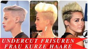 In sachen frisuren ist kurz nicht gleich kurz! Undercut Frisuren Frau Kurze Haare Youtube