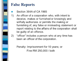 173/66 companies regulations, 1966 second schedule (regulation 3) form 9. Common Offences Under The Companies Act Ppt Download