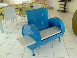 Sillon Con Material De Reuso Muebles De Barril Reciclar Para Decorar Barriles