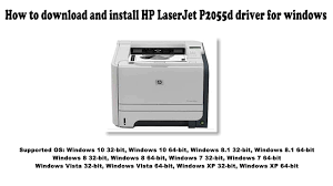 تعريف برنتر hp laserjet p2055 : How To Download And Install Hp Laserjet P2055d Driver Windows 10 8 1 8 7 Vista Xp Youtube