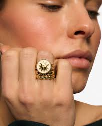 Anna + Nina Madeleine Ring accessoires Goud
