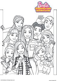 Check spelling or type a new query. Coloriage Barbie Dreamhouse Adventure Tous Les Amis De Barbie Jecolorie Com