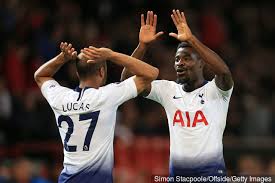 Final football audi cup 2019, a l l i a n z a r e n a munich, july 31, 2019 fcb, season 2019/2020, münchen credit: Tottenham Boss Pochettino Says Emery Spoke Highly Of Aurier And Moura