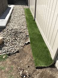 The grass needs a really smooth and clean surface or the laying will result in bumps or sagging and real turf isn't suitable for use over concrete, as the base can't provide good depth and drainage to the grass. How To Lay Artificial Grass Like A Pro A Pretty Fix