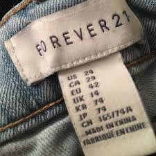 Blue Jeans From Forever 21 Size 29 On Sale