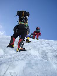 A record 381 climbers had been permitted to scale the summit from the nepalese side. Summit Night Climbing Mount Everest To The Top Of The World