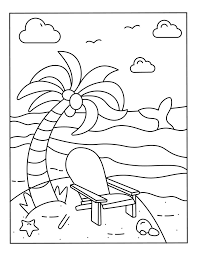 This printable pack contains two pages for download. 16 Summer And Beach Coloring Pages Coloring Pages For Kids Etsy In 2021 Beach Coloring Pages Summer Coloring Pages Free Kids Coloring Pages