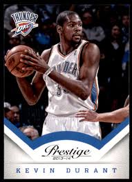 They never met in the playoffs. 2013 14 Panini Prestige Basketball Kevin Durant 13 On Kronozio