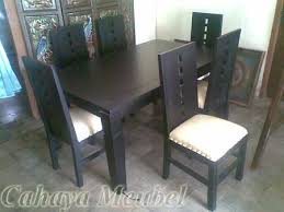 Meski begitu, anda tetap perlu mengecek ukuranya terlebih dahulu. Meja Makan 6 Kursi Minimalis Modern Kayu Jati Asli Meja Makan Minimalis Kayu Jati Murah Cahaya Mebel Jepara