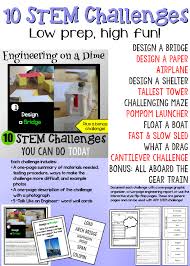 10 Low Prep Stem Challenges For Grades 2 6 Plus A Bonus Challenge Explore The Engineering Design Process Talk Stem Challenges Stem Classroom Teaching Stem