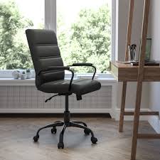 Maybe you would like to learn more about one of these? Flash Furniture Mid Back Black Leathersoft Executive Swivel Office Chair With Black Frame Arms