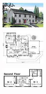 Saltbox Style House Plan 20136 With 3 Bed 3 Bath 2 Car Garage Colonial House Plans Saltbox Houses Colonial House