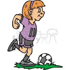 Great selection of soccer clipart images. Female Soccer Player Kicking The Ball Clipart Commercial Use Gif Jpg Wmf Svg Clipart 169779 Graphics Factory