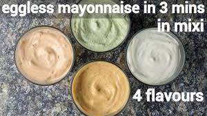 Eggless Mayonnaise Recipe In Mixi 4 Flavours In 3 Mins Veg Mayonnaise Recipe Eggless Ma In 2020 Eggless Mayonnaise Recipe Mayonnaise Recipe Veg Mayonnaise Recipe