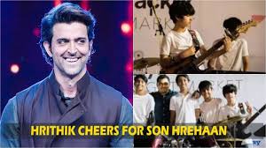 Hrithik roshan's father, director rakesh roshan, had a word of praise for his son. Hrithik Roshan Cheers For Son Hrehaan S First Rock Band Performance Youtube