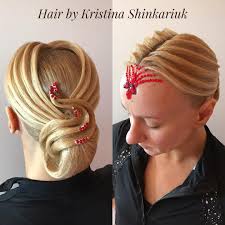 Go beyond the ballet bun: Hair By Kristina Shinkariuk For European Championship Hairdresses Hairstyle Hair Kristinashin Dance Hairstyles Competition Hair Dance Competition Hair