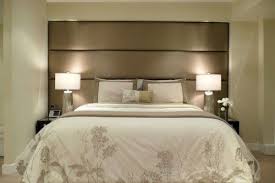 Allowing The Headboard To Extend Beyond The Bed Gives A More Serene Feel To A Bedroom Home Home Decor Bed