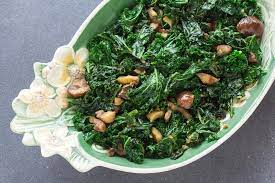Garlicky Low Fodmap Sauteed Kale With Chestnuts Fodmap Everyday Recipe Low Fodmap Recipes Sauteed Kale Fodmap