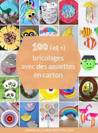 Papa et maman doivent préparer avant: 100 Et Activites Manuelles Avec Des Assiettes En Carton La Cour Des Petits