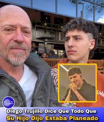 A el actor Diego Trujillo le cuestionaron que su hijo el cantante de música  Urbana conocido como SAI el día sábado diera información del exterior en la  casa de los famosos. Diego