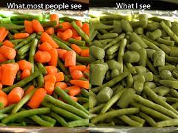 Normal eyes contain three distinct kinds of cones that work together to perceive colours. What Do Colorblind People See Iristech