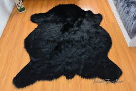 Check spelling or type a new query. Sheepskin Flokati Nursery Black Bear Faux Fur Area Rug Baby Rug Home Accent Leather Fur Sheepskin Rugs Home Garden