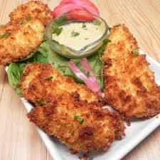 Crumbed Chicken Tenderloins Air Fried Recipe Tenderloin Recipes Air Fryer Chicken Recipes