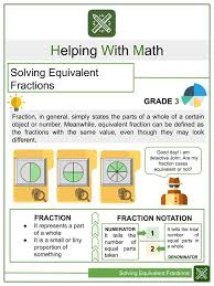 I can determine a fraction of equal value when i am given any fraction. Comparing Fractions Helping With Math